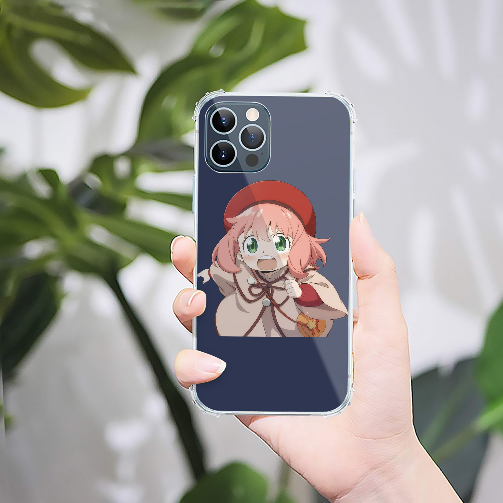 （画像用） SPY×FAMILY间谍家家酒 【iPhone 12シリーズ対応】透明スマホケース（クリアソフトケース）